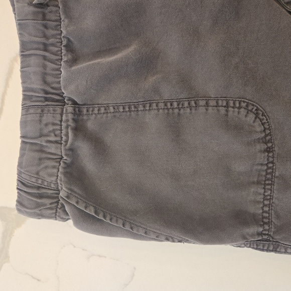 Gap Womens Drawstring Utility Shorts Gray Size Large - Picture 3 of 8